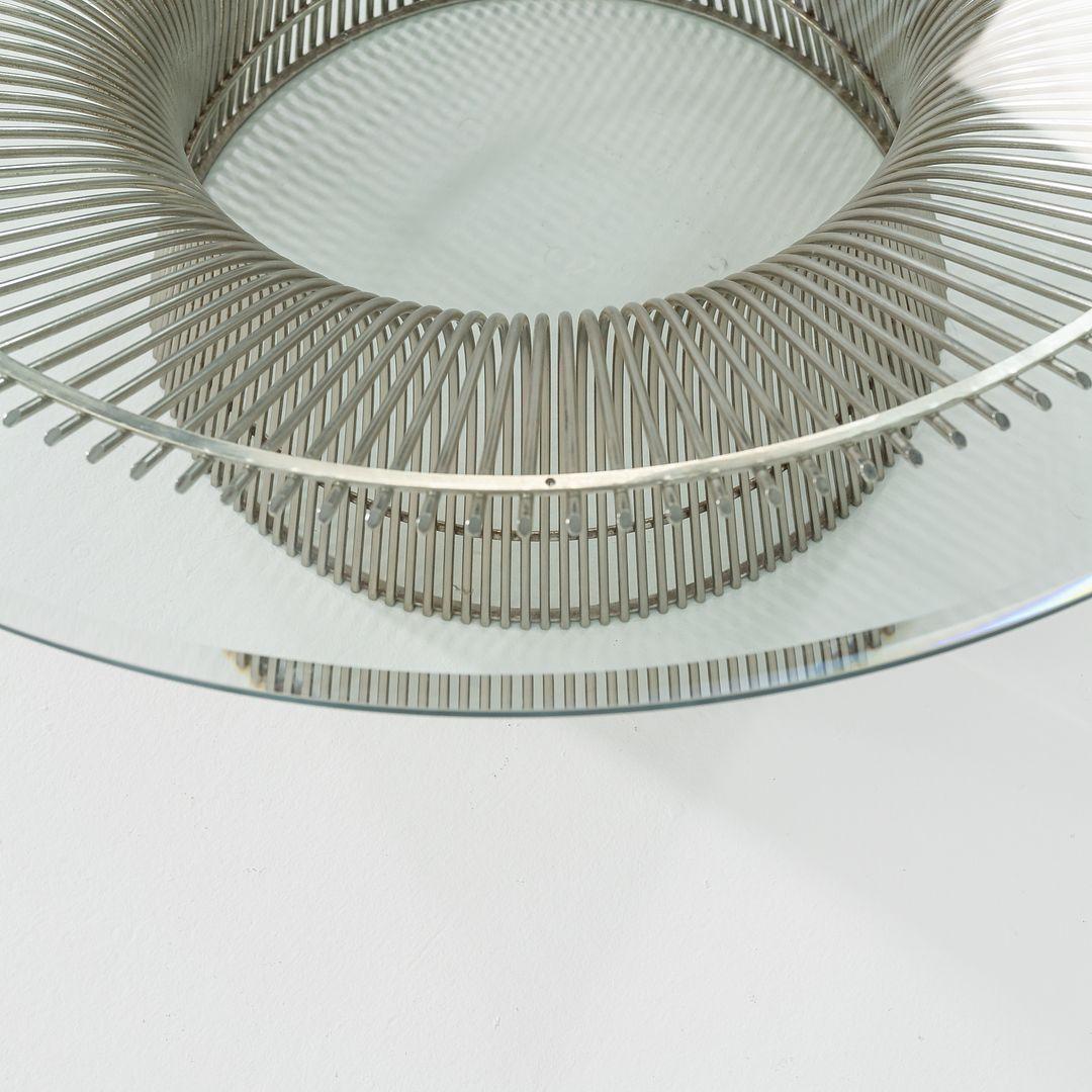 Moderne 1970s Warren Platner for Knoll Table basse ronde de 36