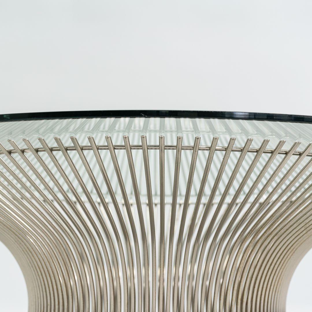 Américain 1970s Warren Platner for Knoll Table basse ronde de 36