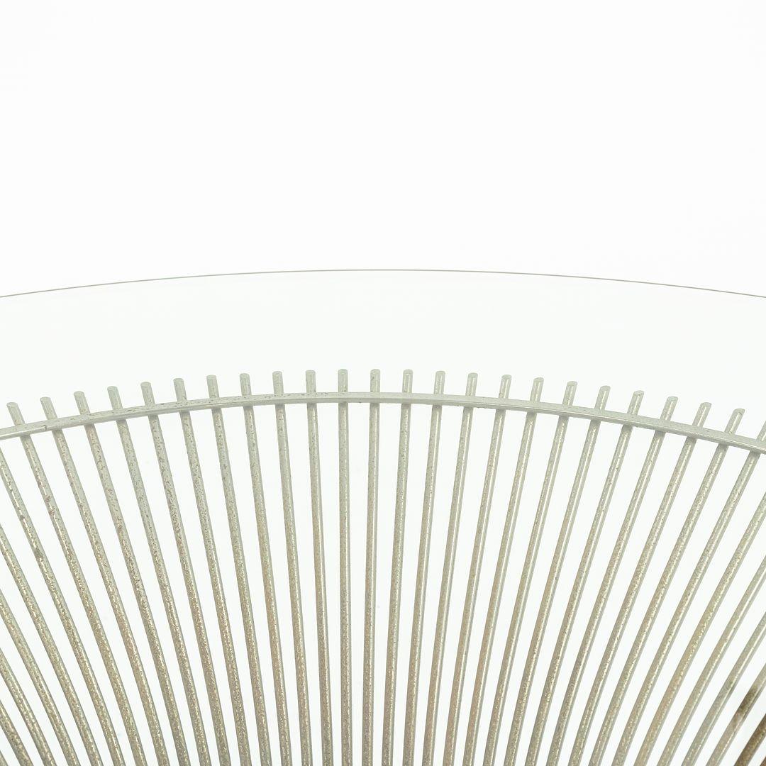 Moderne Table basse en acier Warren Platner pour Knoll des années 1970, modèle 3714T en vente