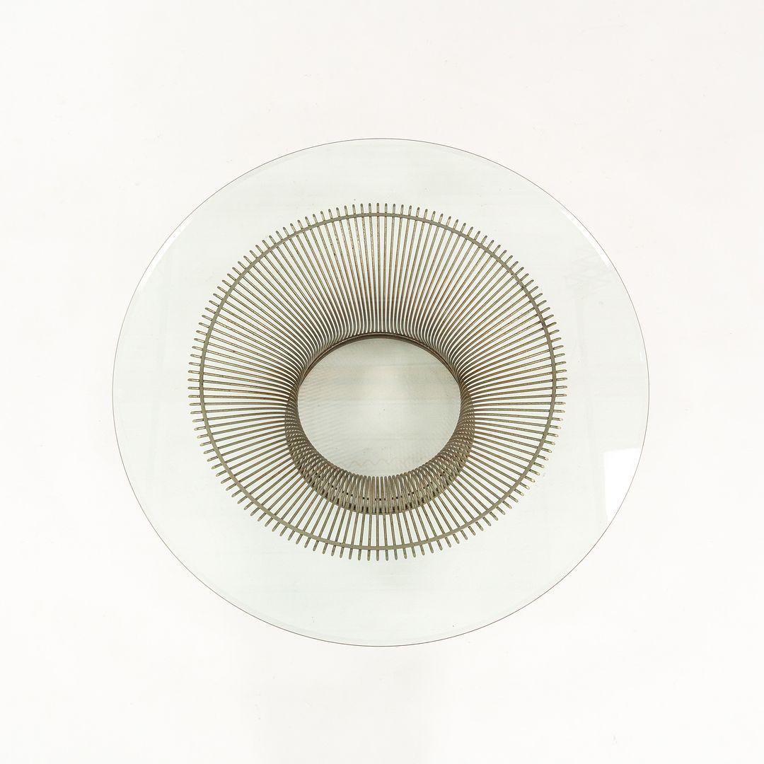 Fin du 20e siècle Table basse en acier Warren Platner pour Knoll des années 1970, modèle 3714T en vente