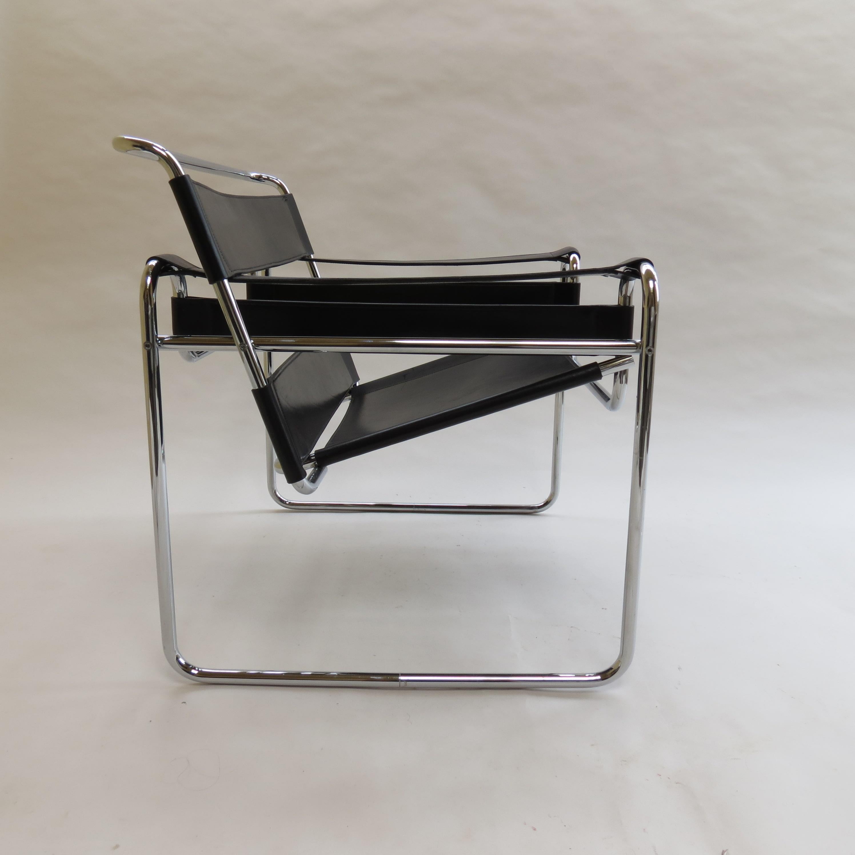 1970s Wassily B3 Chair by Marcel Breuer for Knoll In Good Condition In Stow on the Wold, GB