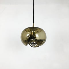 1970s Wave Hanging Light by Koch and Lowy for Peill and Putzler, Germany