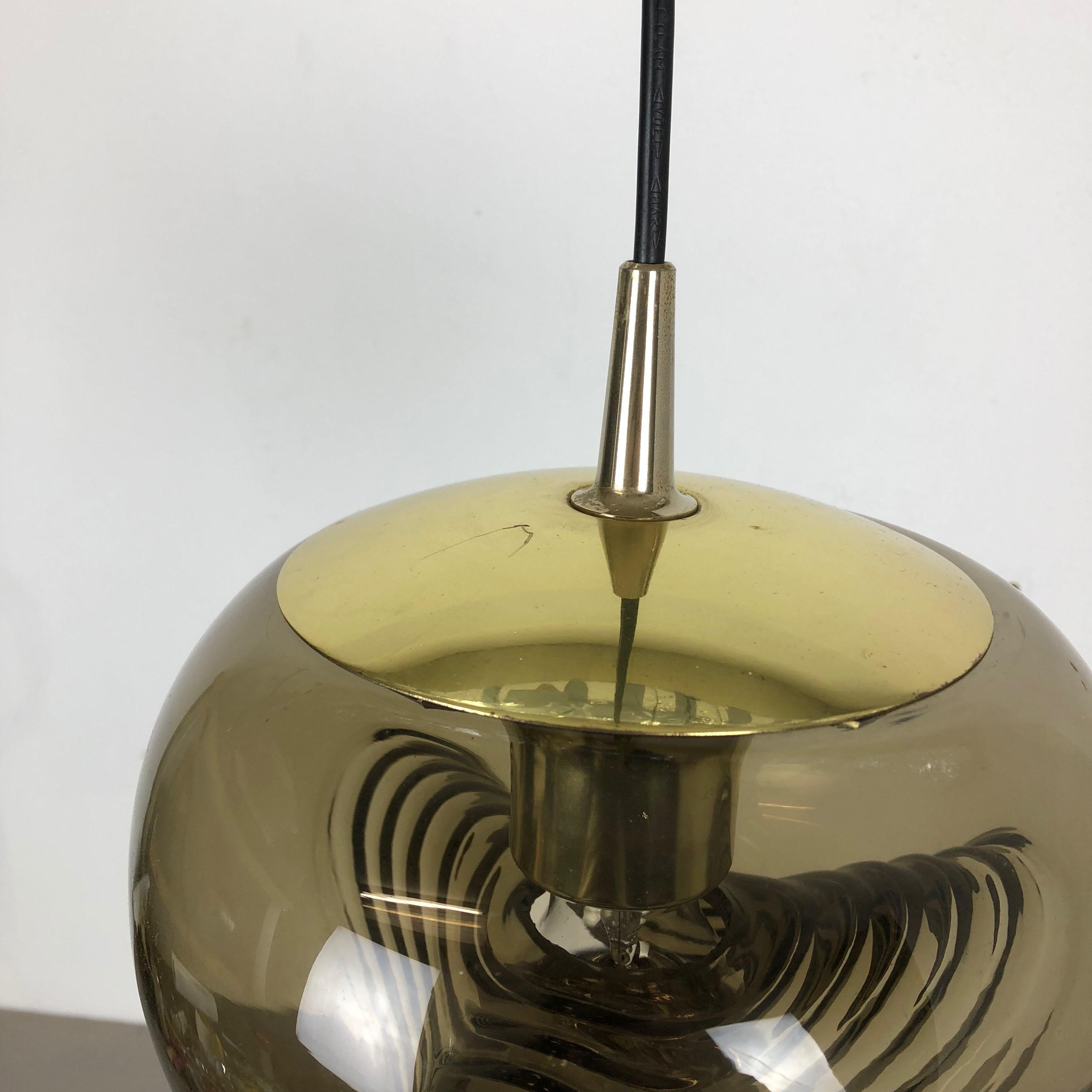 20th Century 1970s Wave Hanging Light by Koch and Lowy for Peill and Putzler, Germany