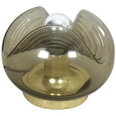 1970s Wave Table Light by Koch and Lowy for Peill & Putzler, Germany Light Green
