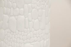 1970s West German AK Kaiser Matte Bisque Cobblestone Porcelain Vase