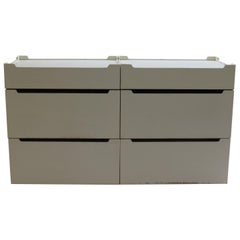 1970s White Chest of Drawers Christien Sell Switch Around Modular Storage