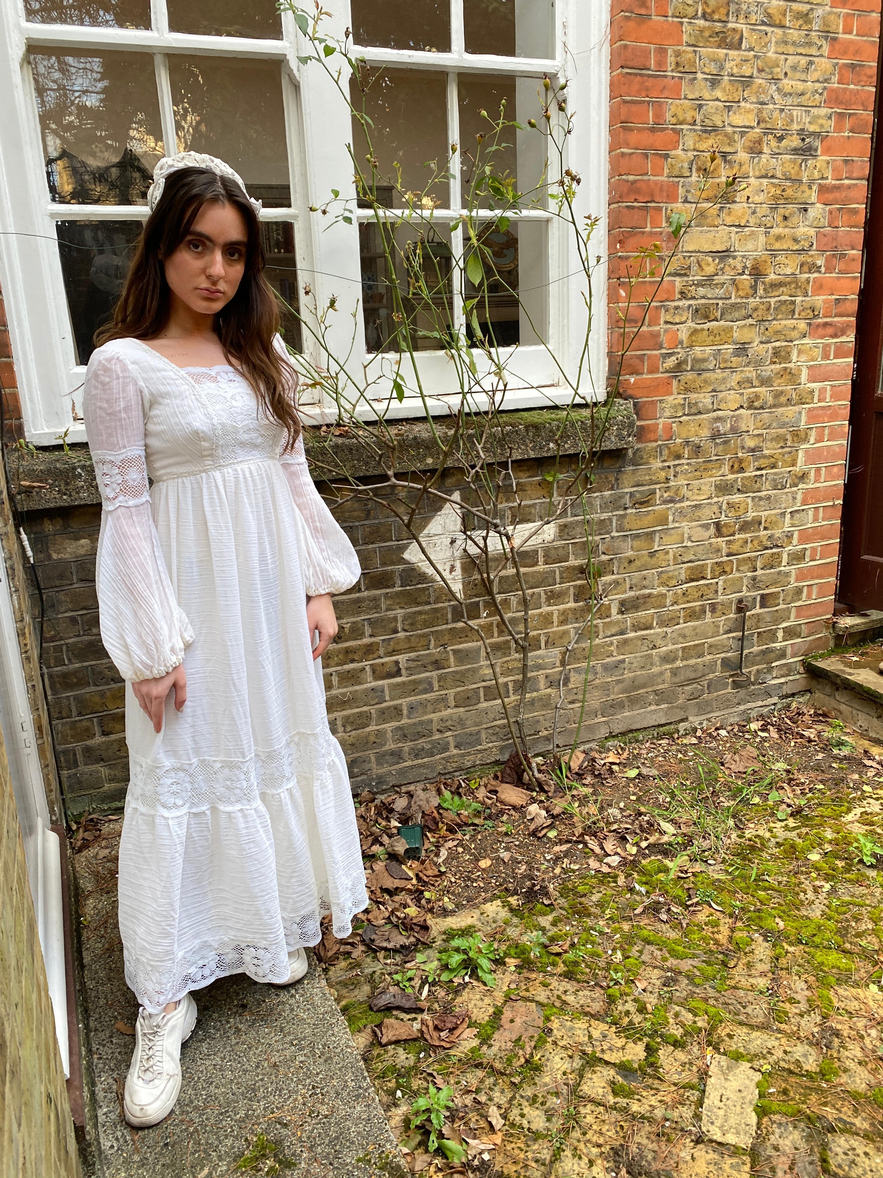 bride in white gown