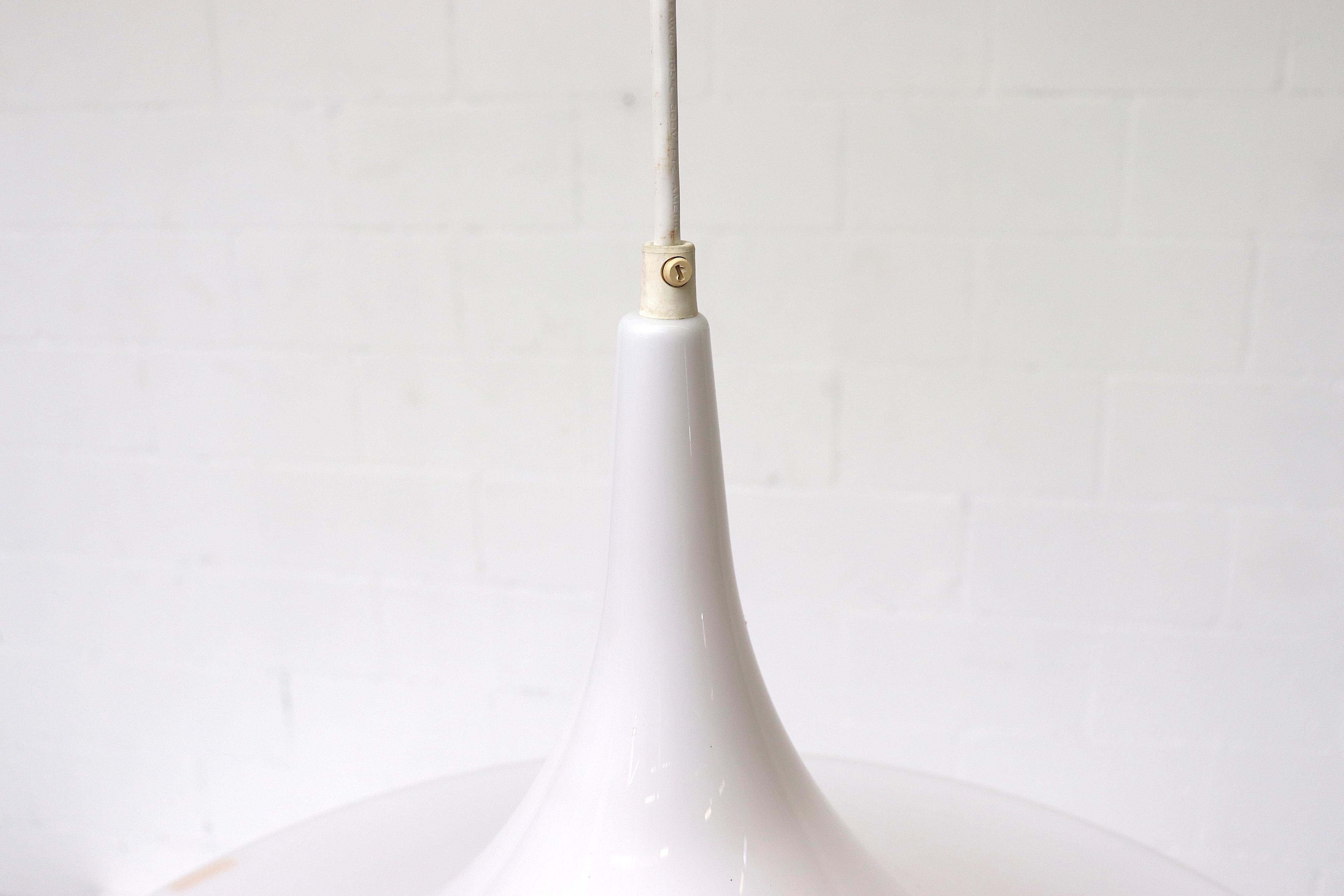 Mid-Century Modern 1970s Dijkstra White Plexi Ceiling Lamps For Sale