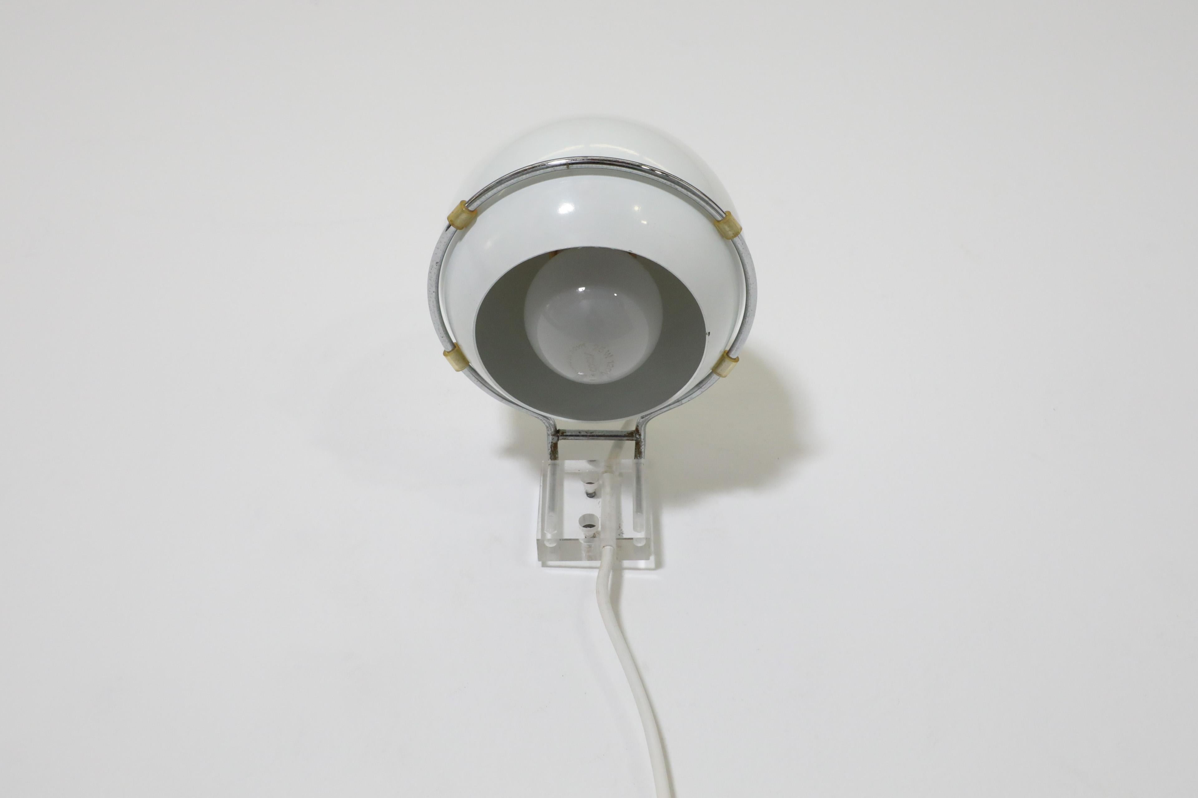 1970s White Gepo Spot Light Sconce For Sale 3