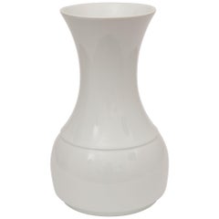 Vintage 1970s White Glazed Ceramic Porcelain Vase by Thomas of Germany