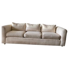 1970s White Selig of Monroe Sofa