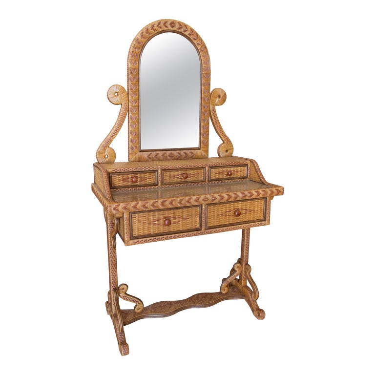 COIFFEUSE, MEUBLE DE toilette, bois et marbre très bon état EUR 260,00 - FR