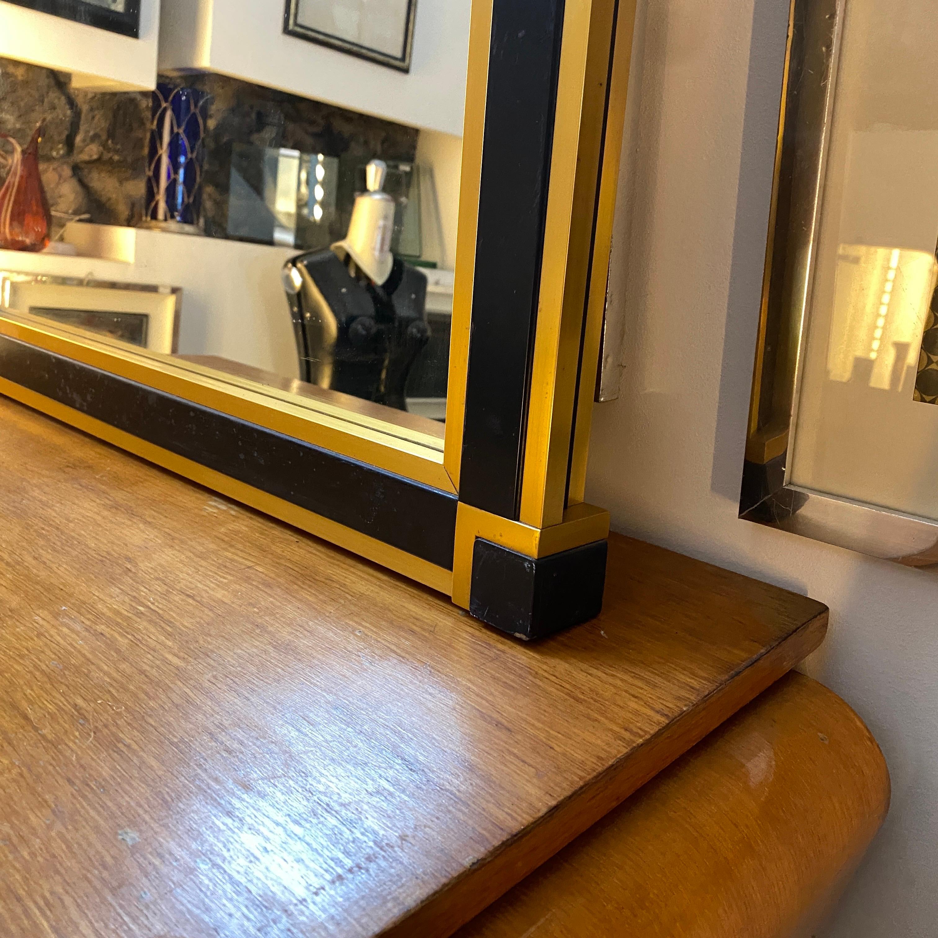 A stylish wall mirror designed by Willy Rizzo, it's an high quality wall mirror in perfect conditions.