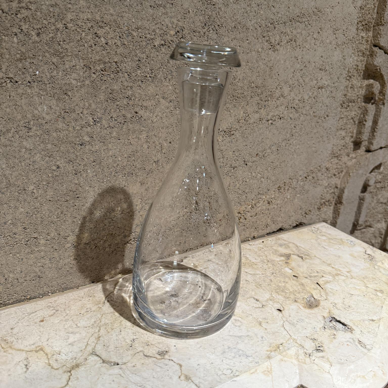 Jarra decantadora de vino de los años 70 Modern Art Glass Moderno de mediados de siglo en venta
