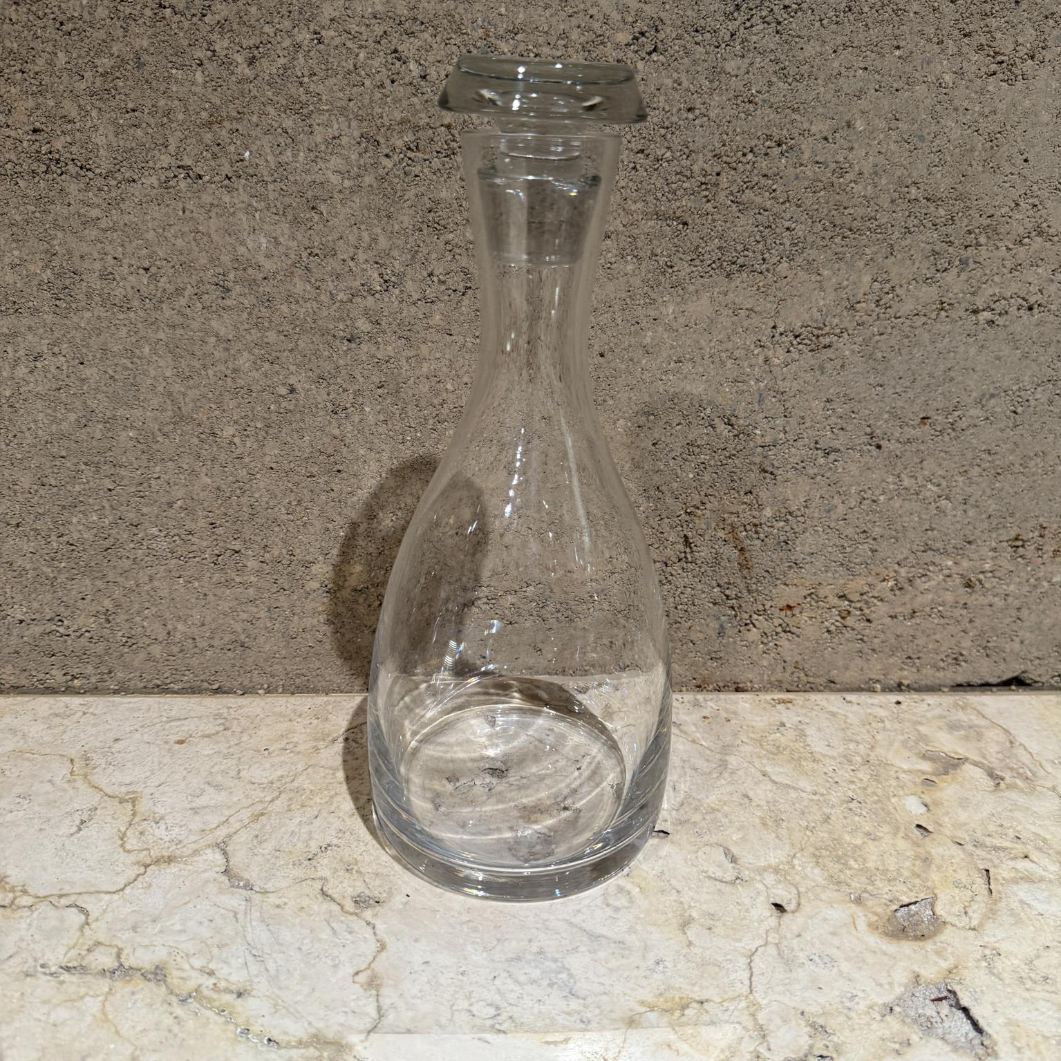 Weinkaraffe 1970er Jahre Modernes Kunstglas, Modernes Kunstglas (20. Jahrhundert) im Angebot