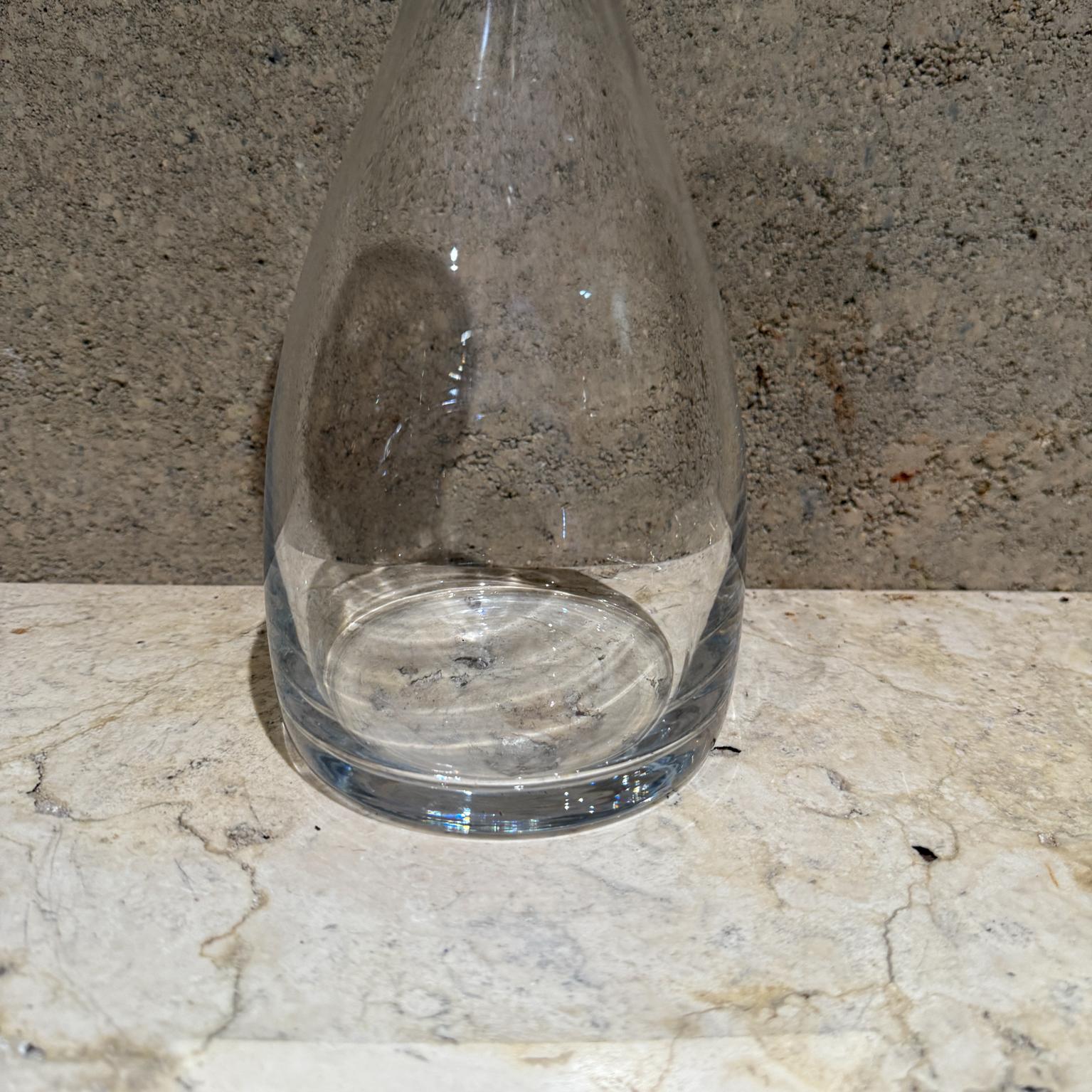 Jarra decantadora de vino de los años 70 Modern Art Glass Vidrio artístico en venta