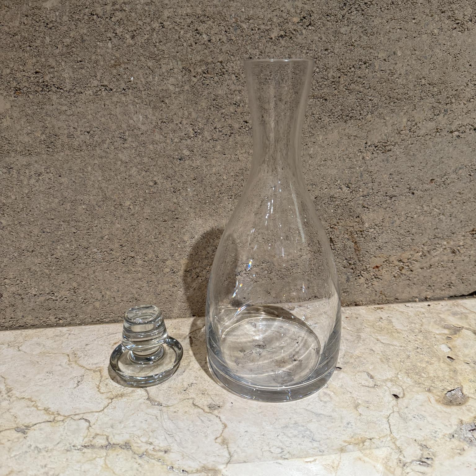 Jarra decantadora de vino de los años 70 Modern Art Glass en venta 3