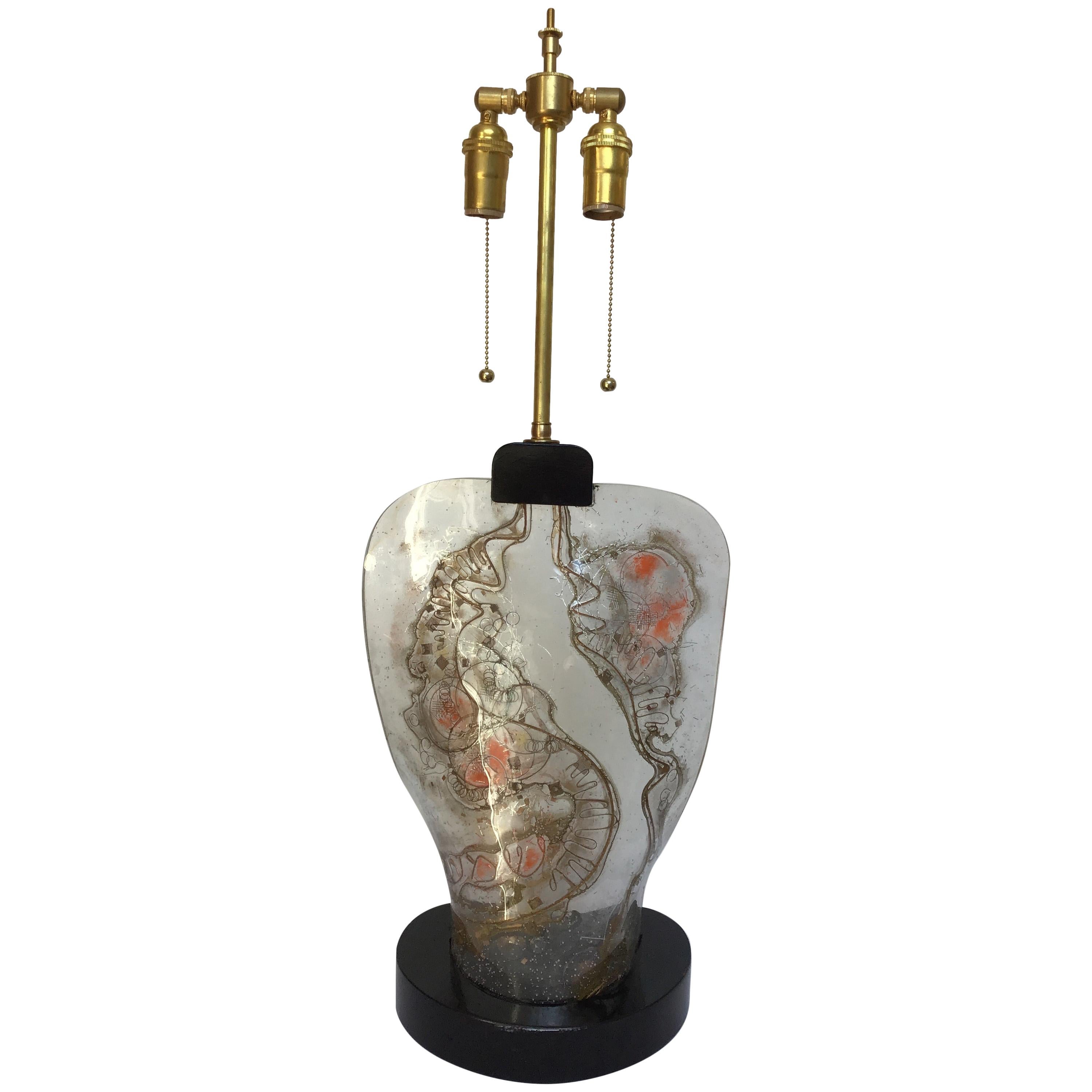 Pair Lucite Table Lamps W/ Encased Matchbox Cars at 1stDibs 1980s lucite car lamp, 1980 lucite