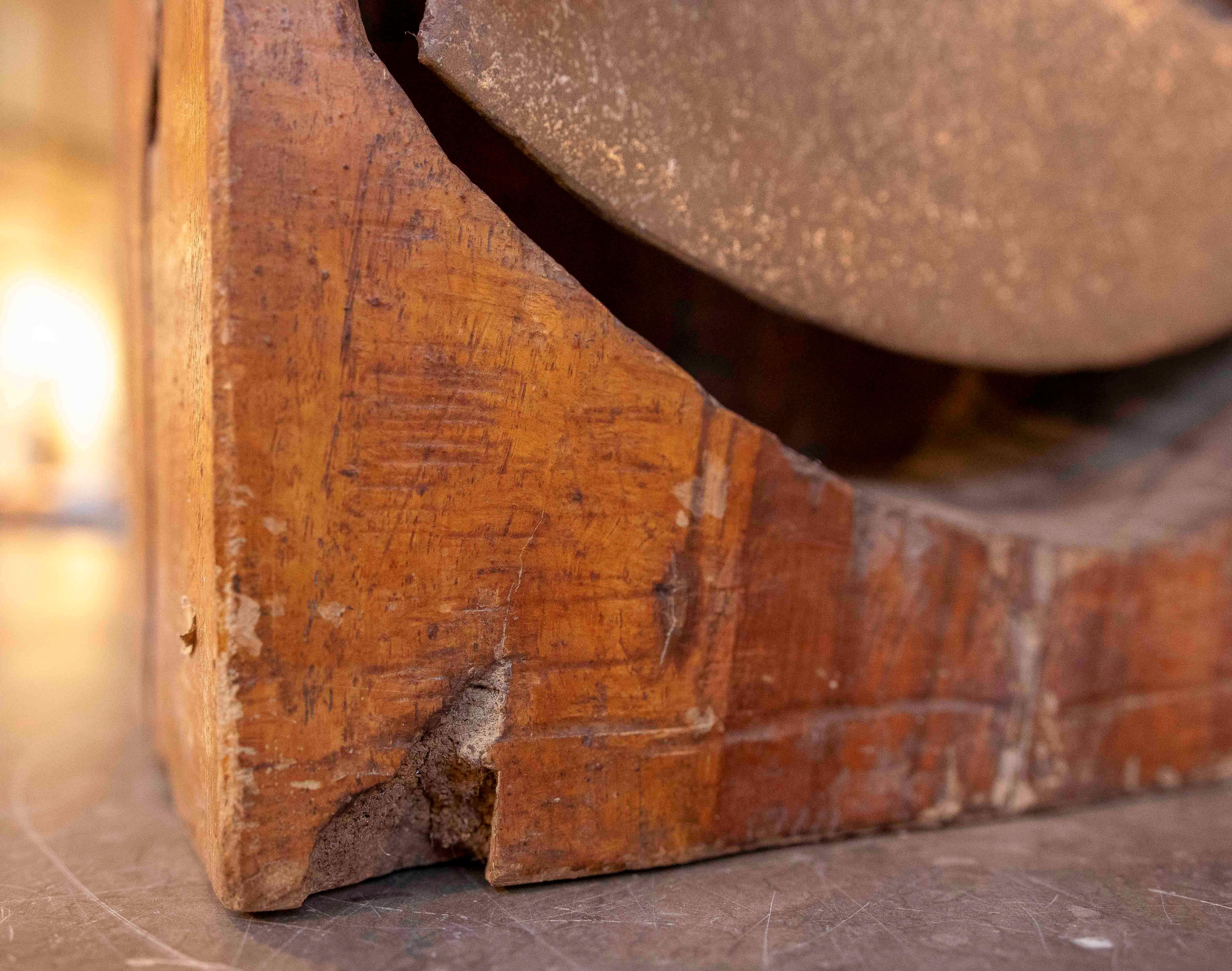 Scultura originale in legno e bronzo degli anni '70 di David Marshall in vendita 6