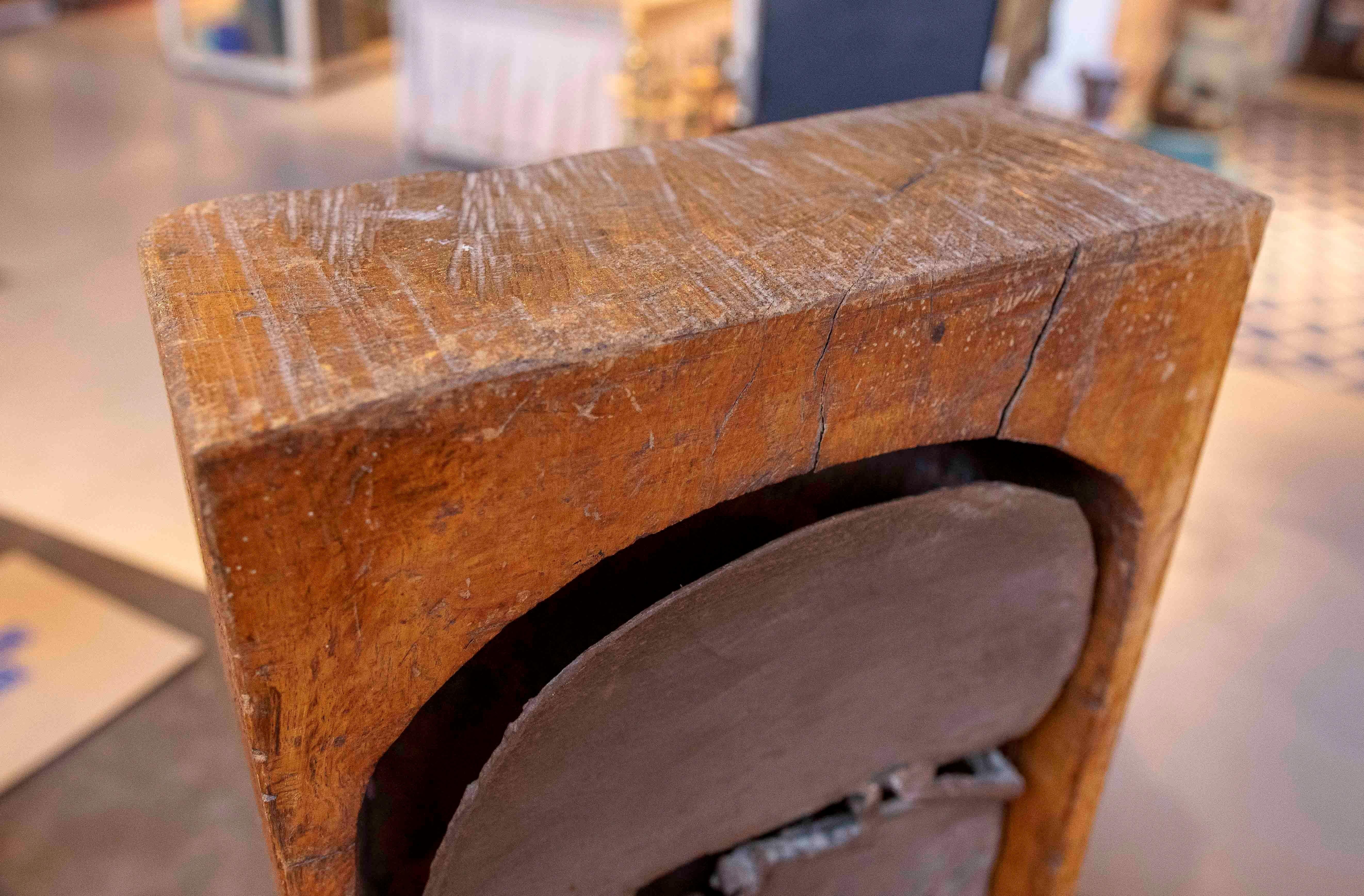 Scultura originale in legno e bronzo degli anni '70 di David Marshall in vendita 4