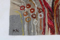 1970s Wool Tapestry Art Protis, Czechoslovakia