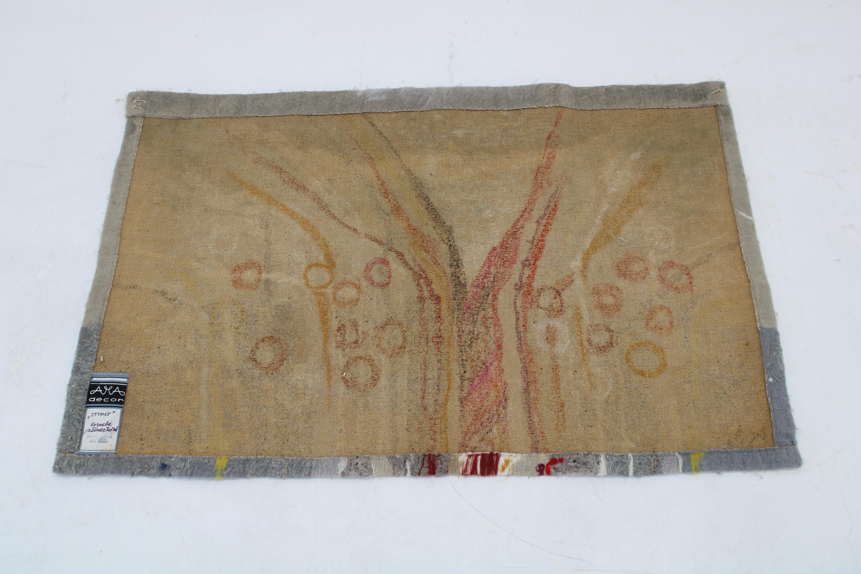 Wandteppich aus Wolle Protis, Tschechoslowakei, 1970er Jahre im Angebot 1