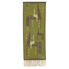 1970s Wool Tapestry , Denmark