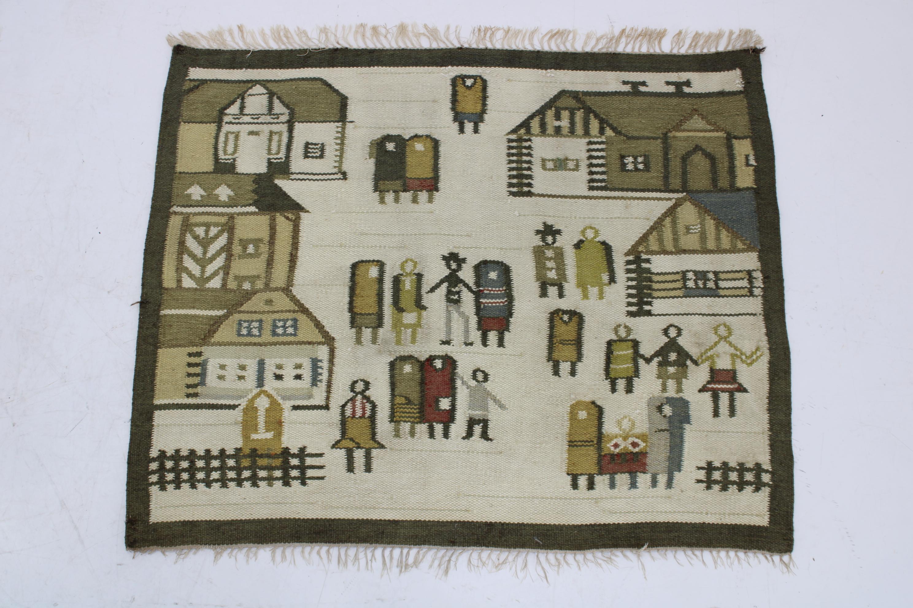 Late 20th Century 1970s Wool Tapestry, Poland For Sale