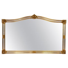 1970s XL Gilded Wall Mirror by Deknudt, Belgium