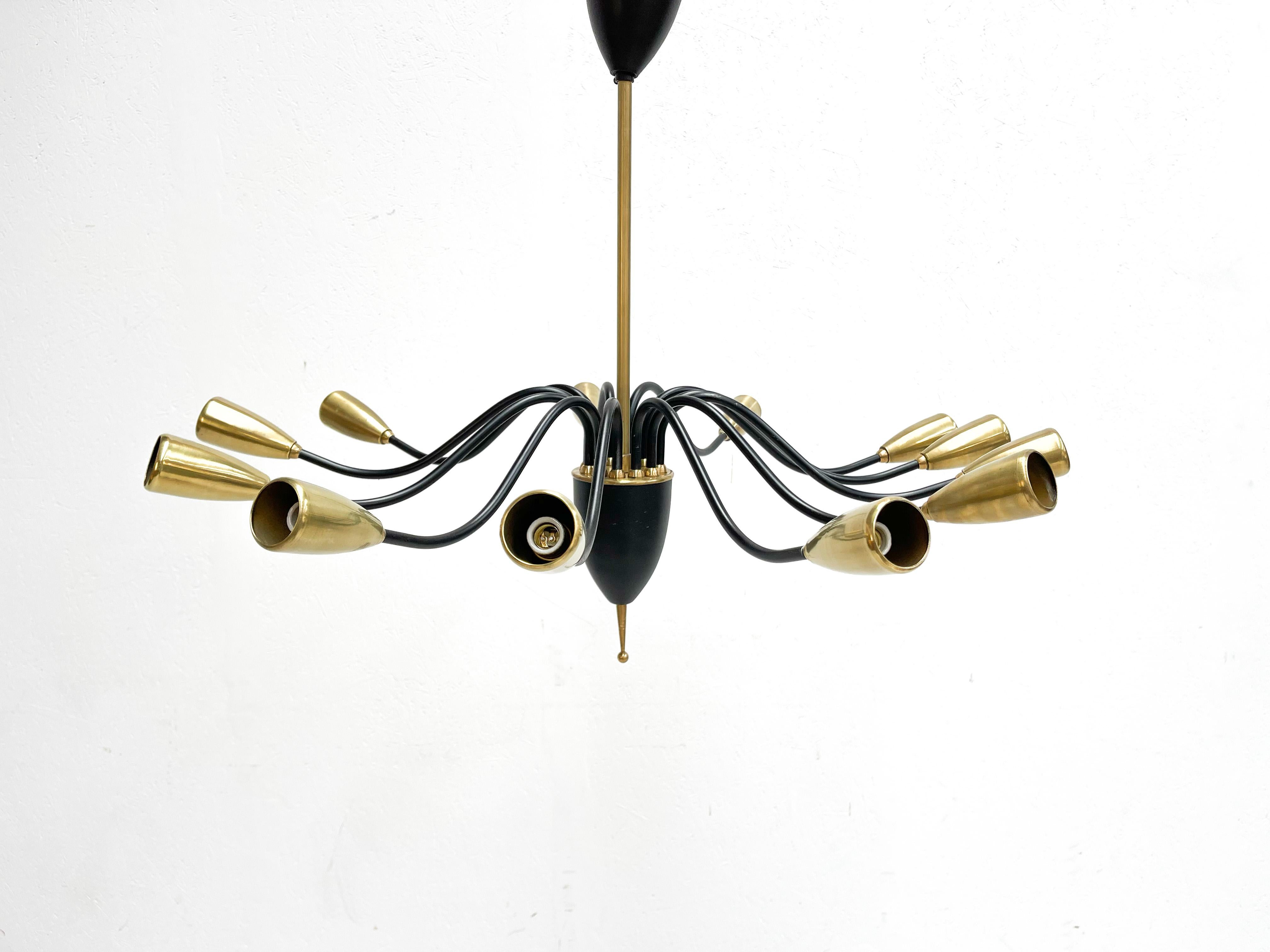 1970's XL Spider Chandelier 1