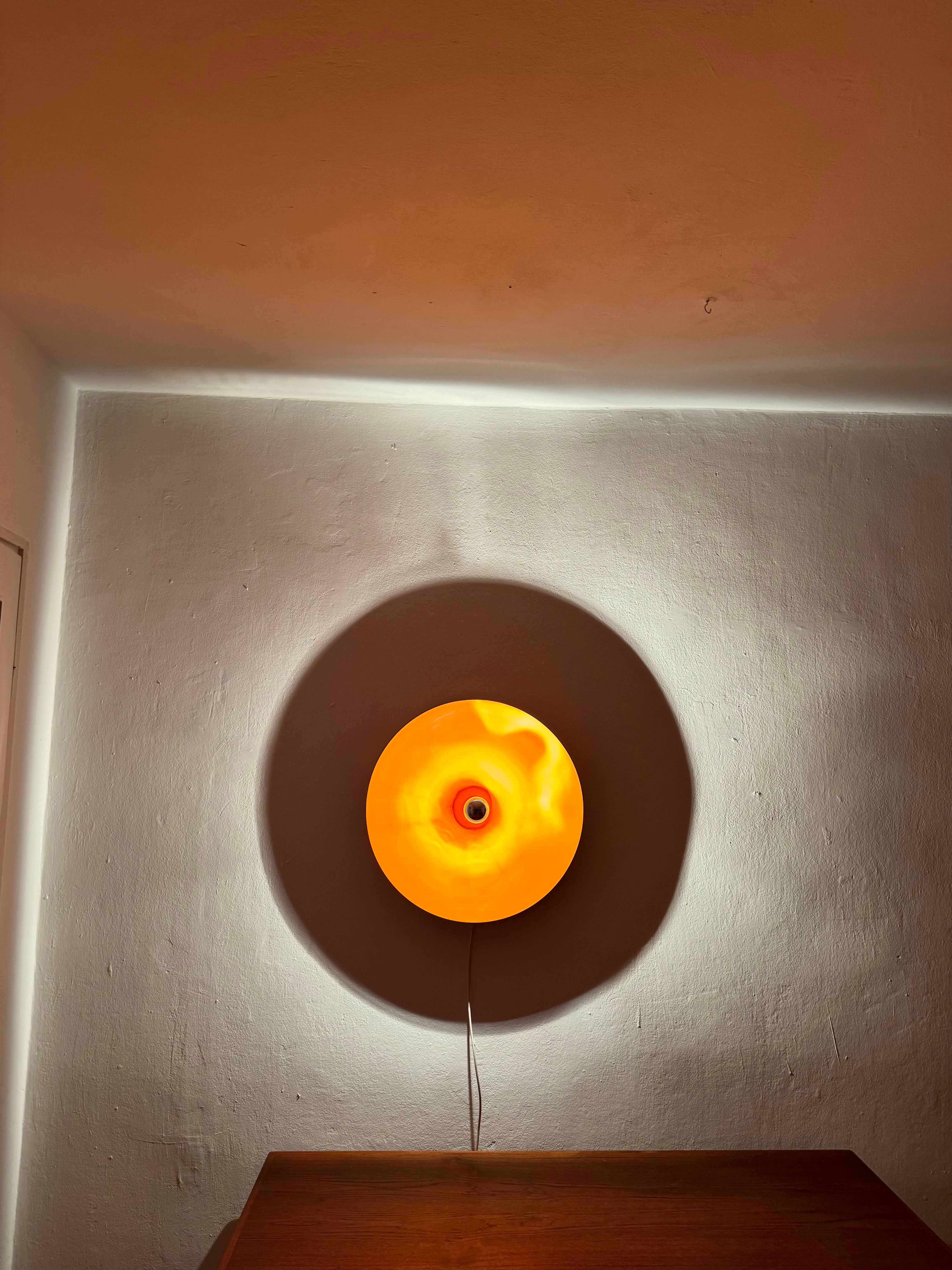 1970s XXL Ufo Wall or Ceiling Lamp from Staff For Sale 3