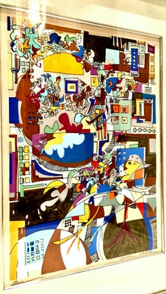 1970s "Yearn for Peace" Lithograph by, Yona Lotan Signed Artist Proof