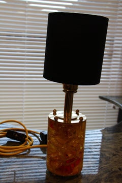 Lampe de bureau en résine fractaleMarie-Claude de Fouquières, style Pierre Giraudon