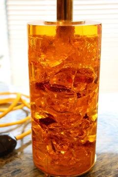 Lampe à poser en résine fractale, style Marie-Claude de Fouquières, Pierre Giraudon