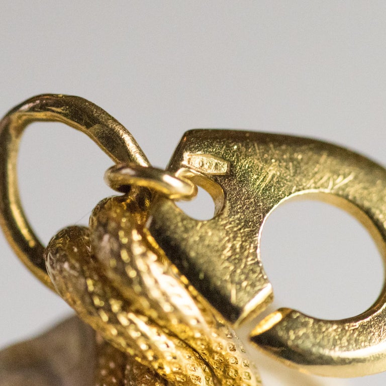1970s Yellow Gold Handcuffs Link Bracelet at 1stDibs