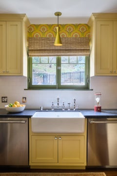 1970s Yellow Metal Diabolo Pendant Lamp Attributed to Stilnovo