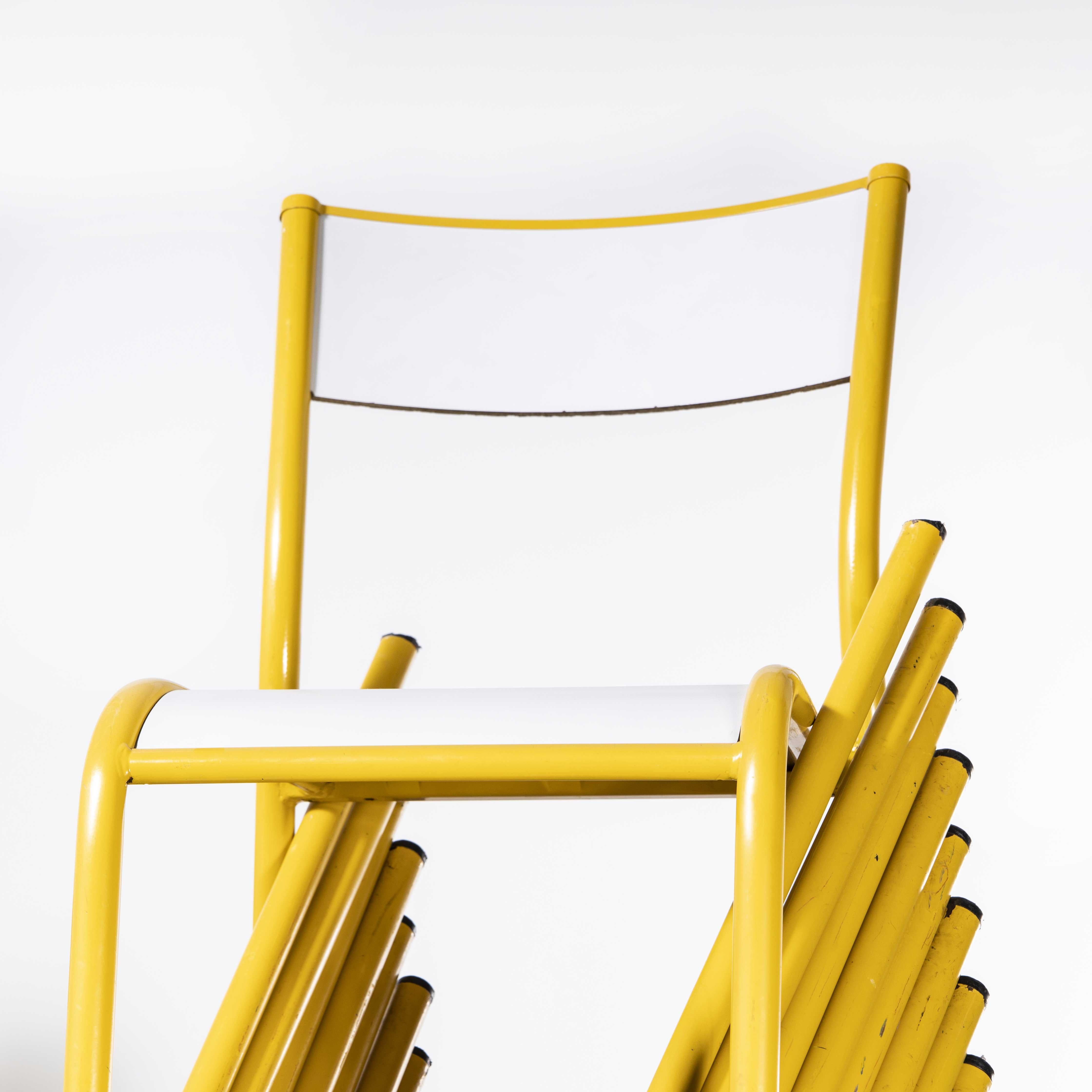 1970's Yellow Mullca Stacking Dining Chair, Large Quantities Available For Sale 2
