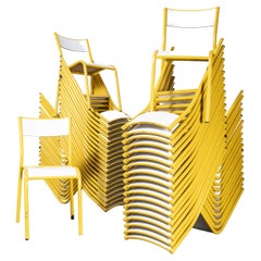1970's Yellow Mullca Stacking Dining Chair, Large Quantities Available