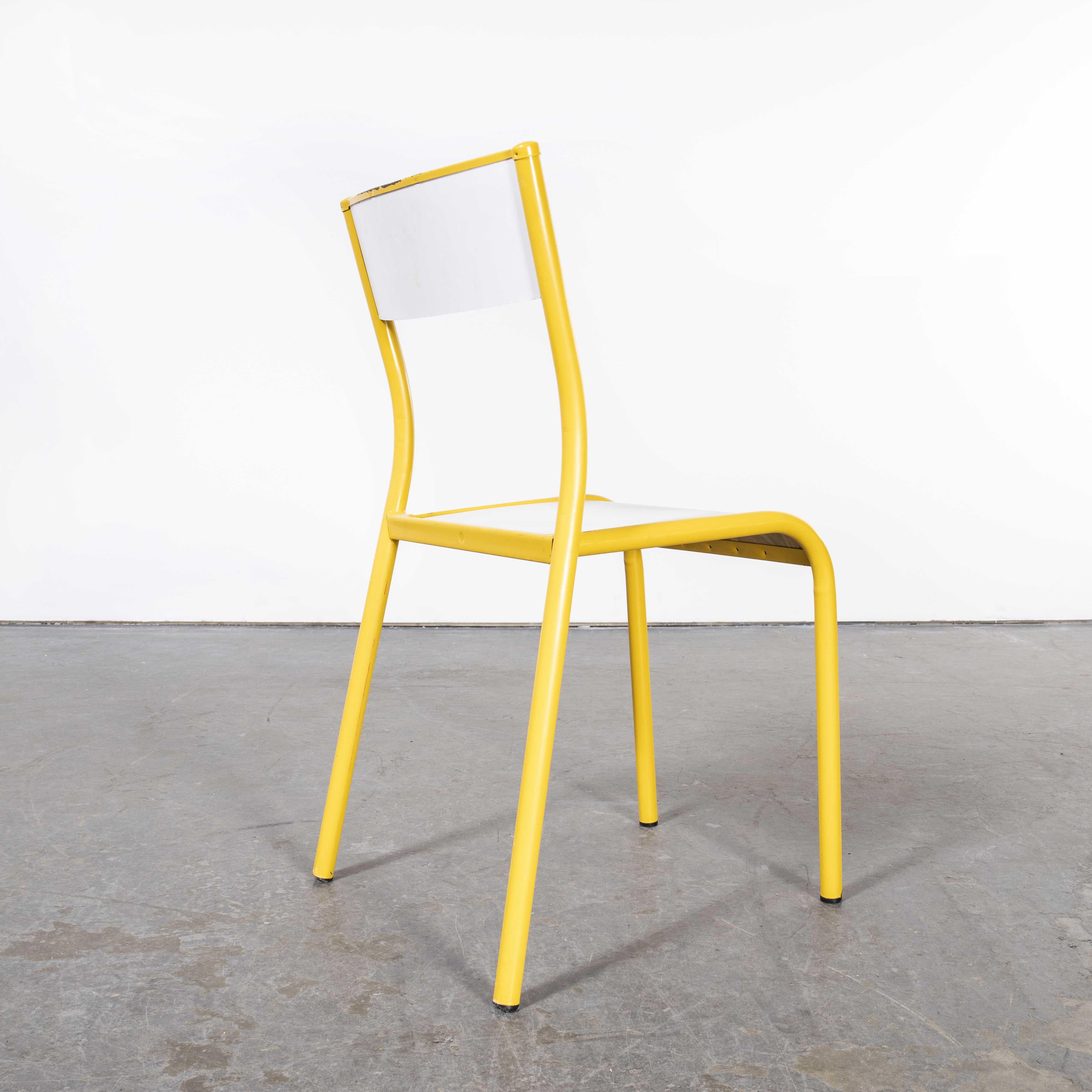 1970’s Yellow Mullca Stacking dining chair – set of eight
1970’s Yellow Mullca Stacking dining chair – set of eight. One of our most favourite chairs, in 1947 Robert Muller and Gaston Cavaillon created the company that went on to develop arguably