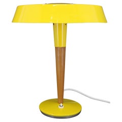 1970s Yellow Table Lamp by Kamenicky Senov , Czechoslovakia