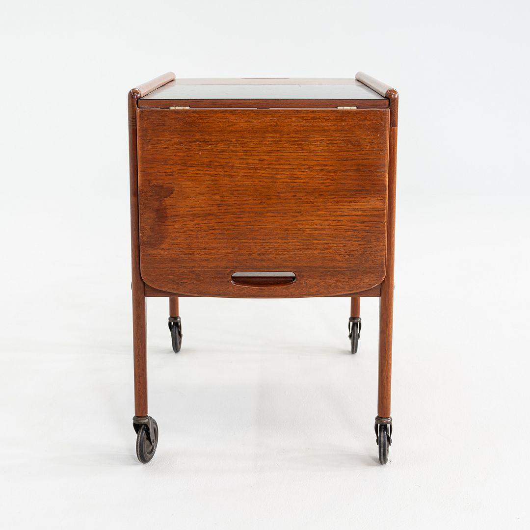 1970s Yngve Ekstrom for Kallemo of Sweden Teak Thea Bar / Serving Cart en vente 3