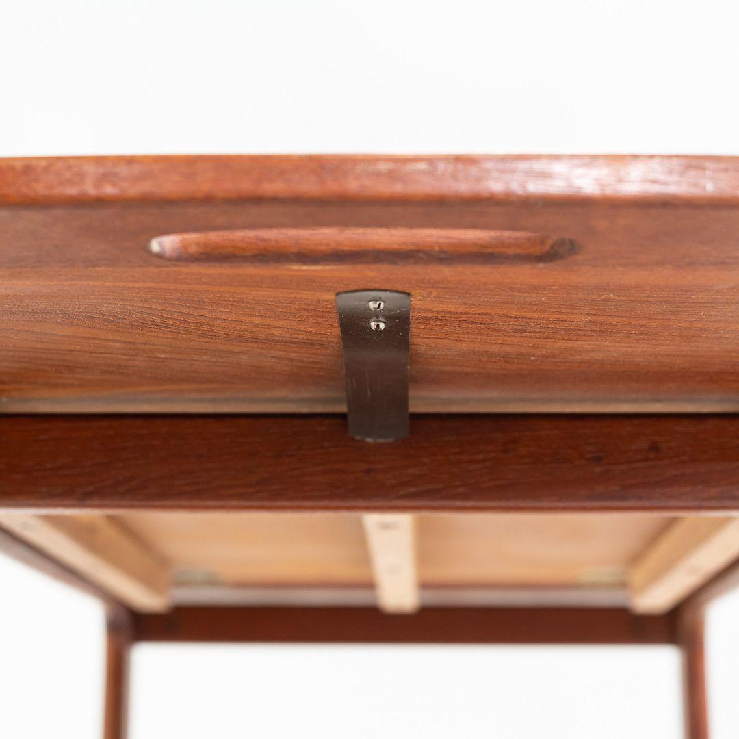 Métal 1970s Yngve Ekstrom for Kallemo of Sweden Teak Thea Bar / Serving Cart en vente