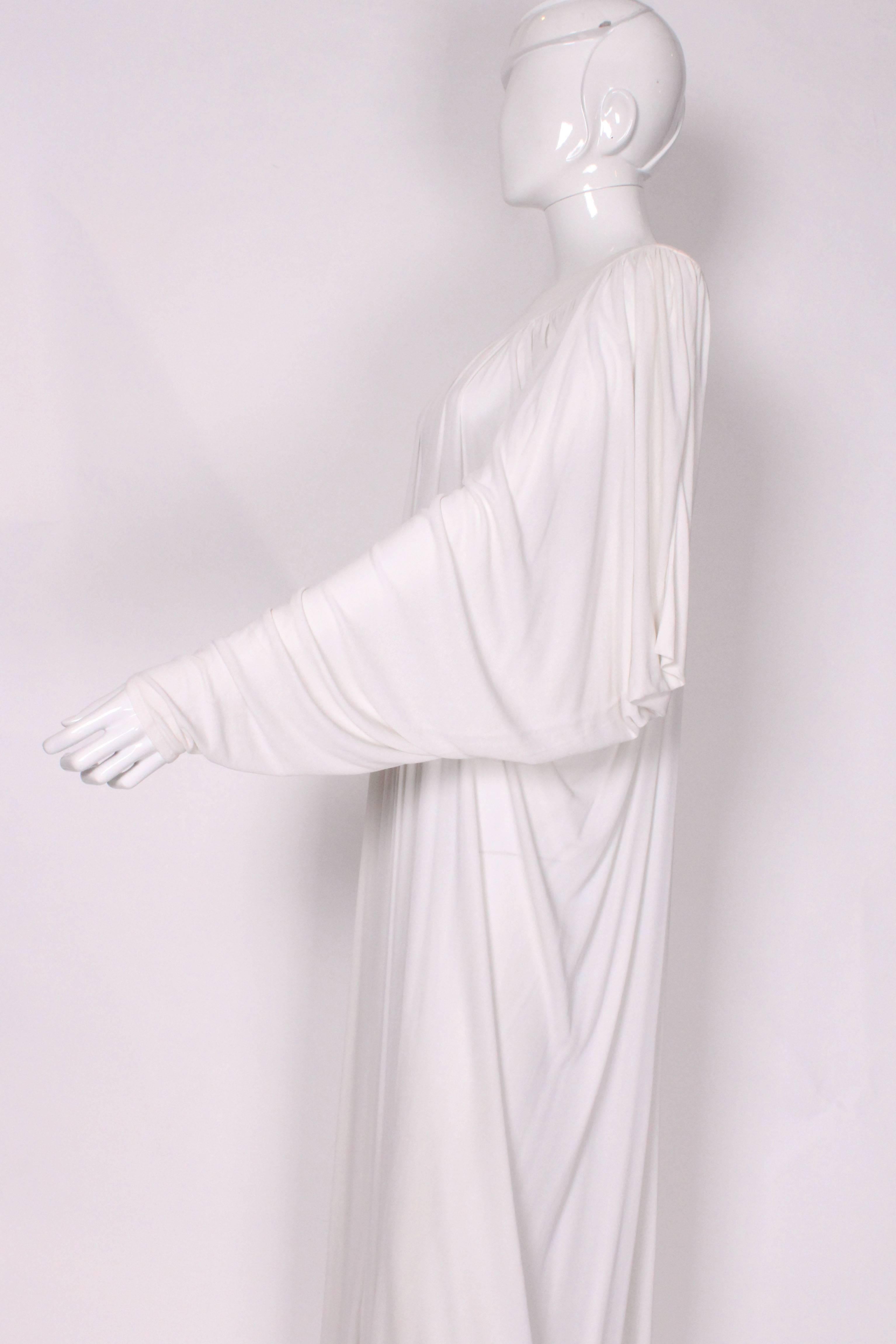 Women's 1970s Yuki London White Gown