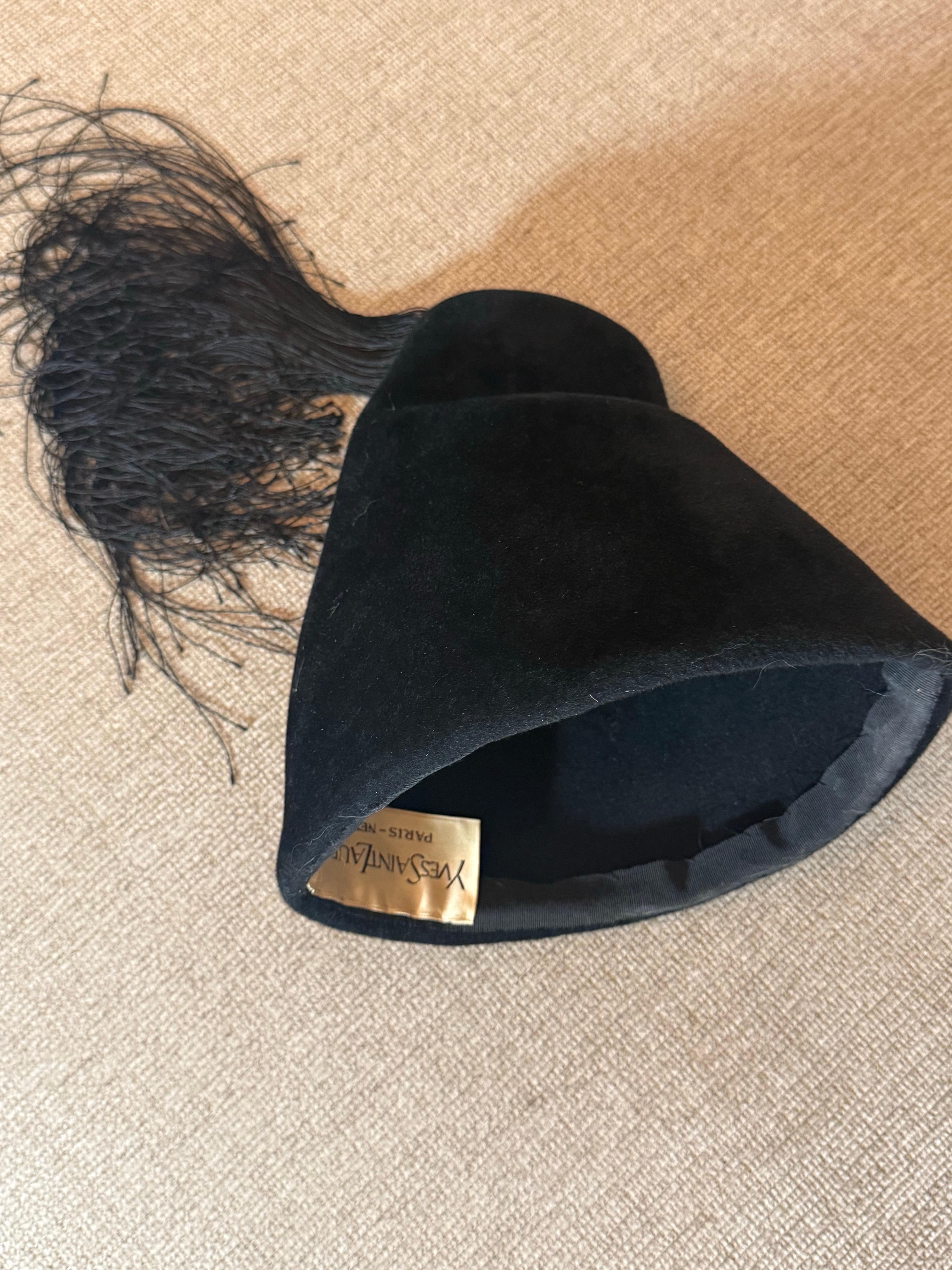 1970s Yves Saint Laurent Avante Gard Turkish-Inspired Spiral Toque w Tassel For Sale 4
