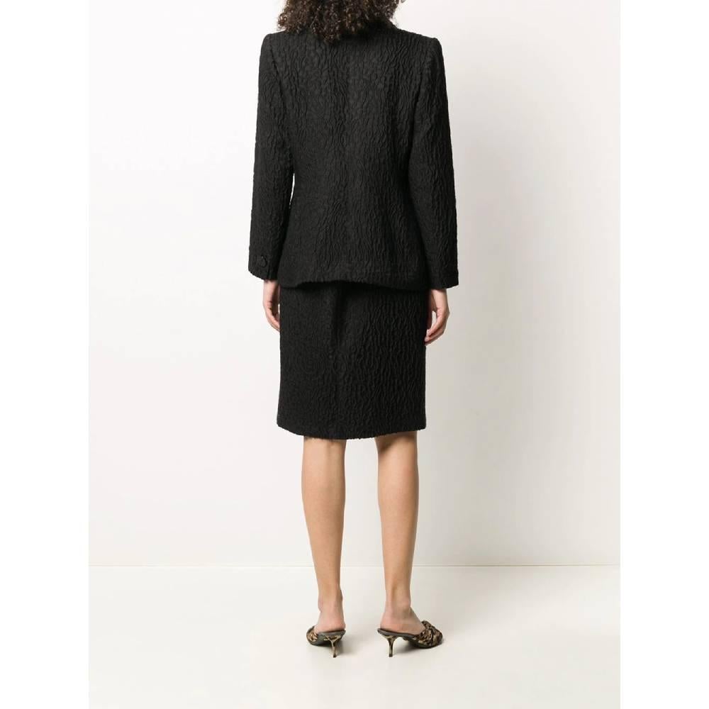 Women's 1970s Yves Saint Laurent Black Suit