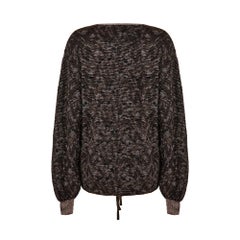 1970s Yves Saint Laurent Metallic Knitted Jumper