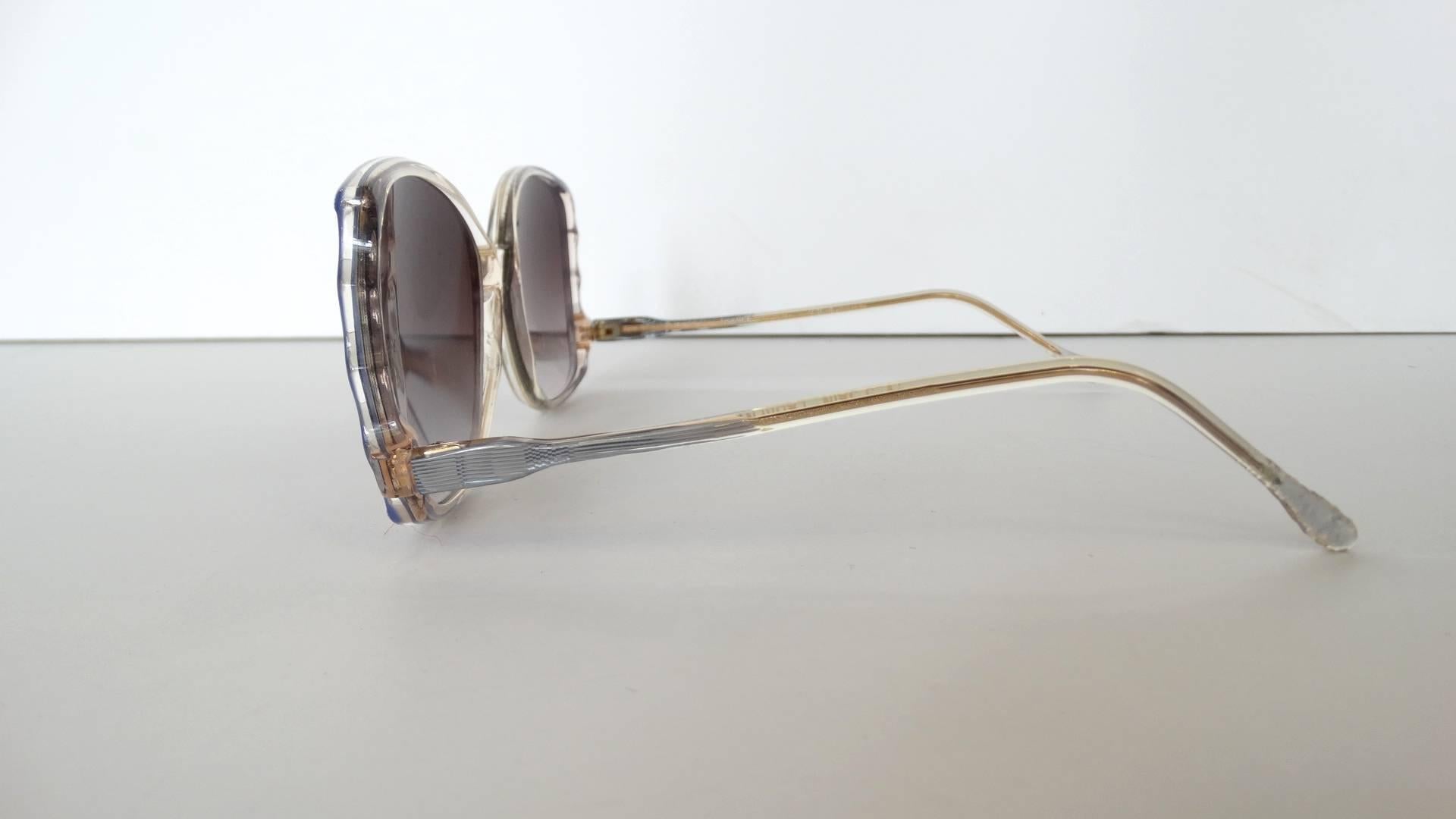 1970s Yves Saint Laurent Oversized Sunglasses  1