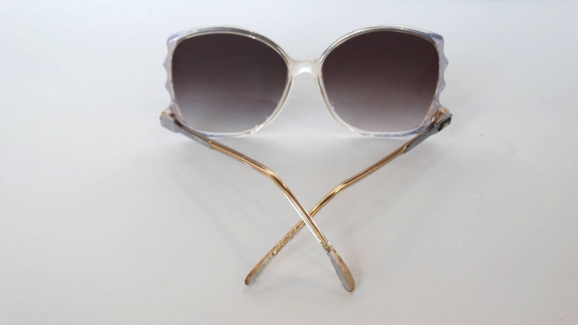 1970s Yves Saint Laurent Oversized Sunglasses  3