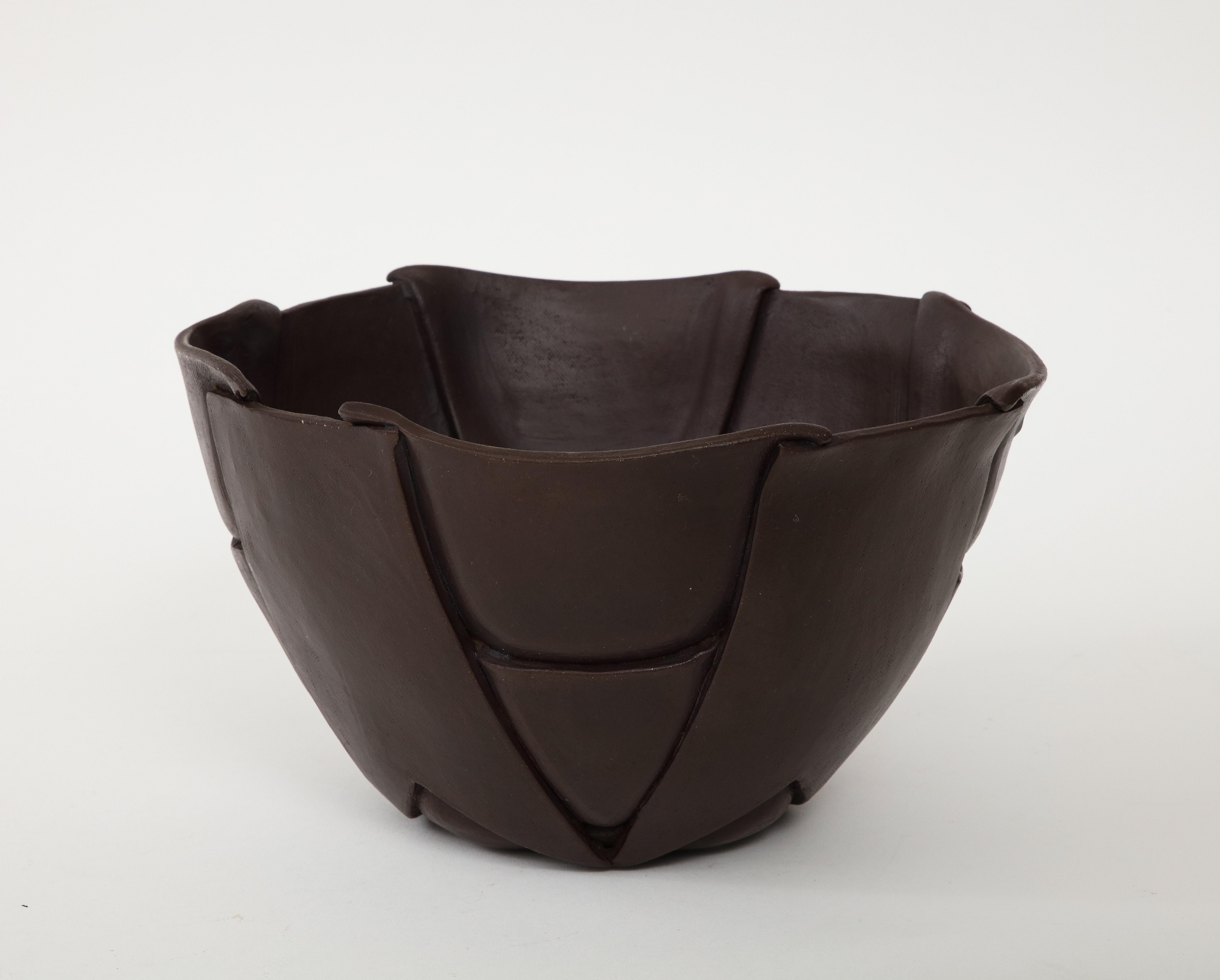 1970'sMid-Century Modern Studio Made Pottery Bowl In Good Condition For Sale In New York, NY