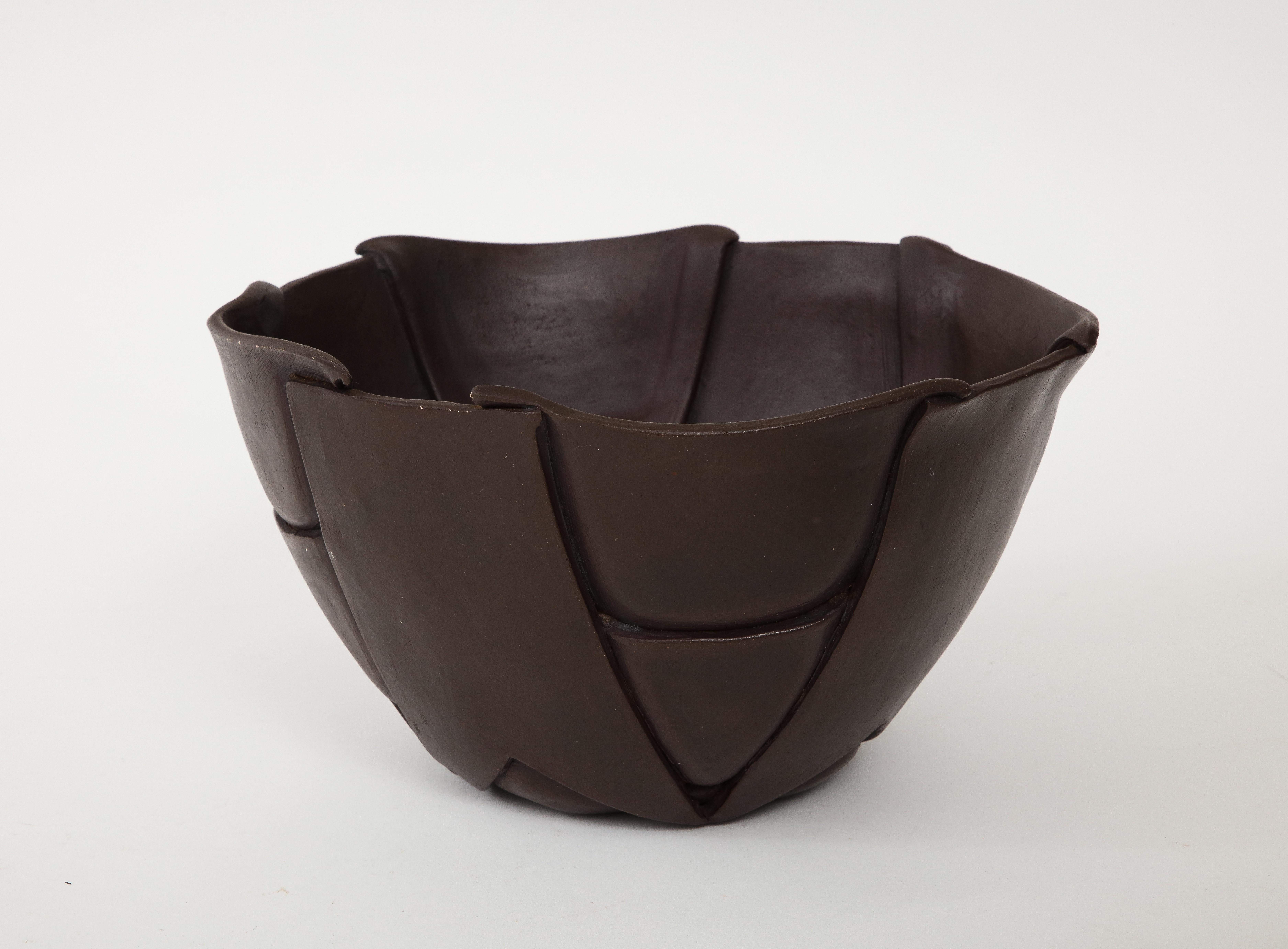 1970'sMid-Century Modern Studio Made Pottery Schale im Zustand „Gut“ im Angebot in New York, NY